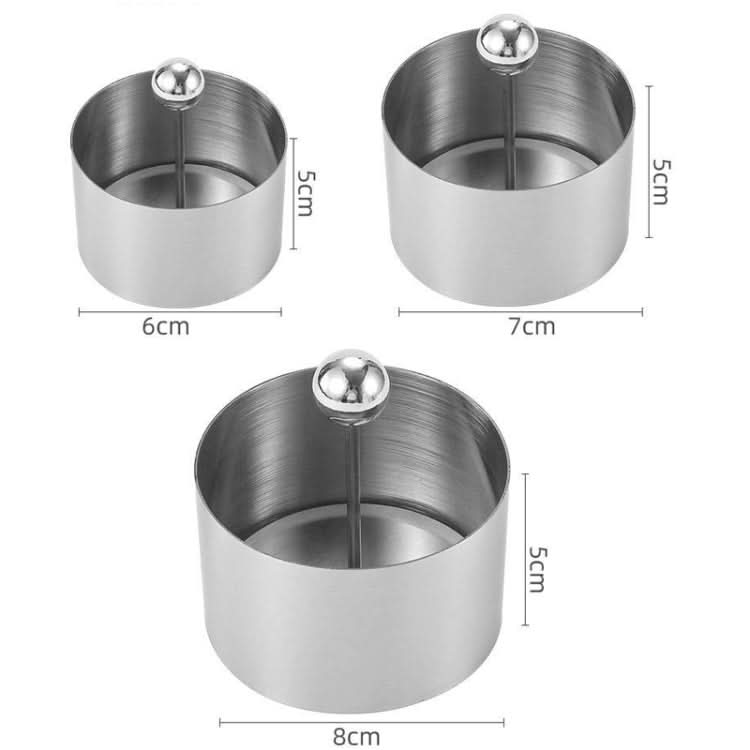 Stainless Steel Tiramisu Mold Mousse Cake Disk Mold Reluova