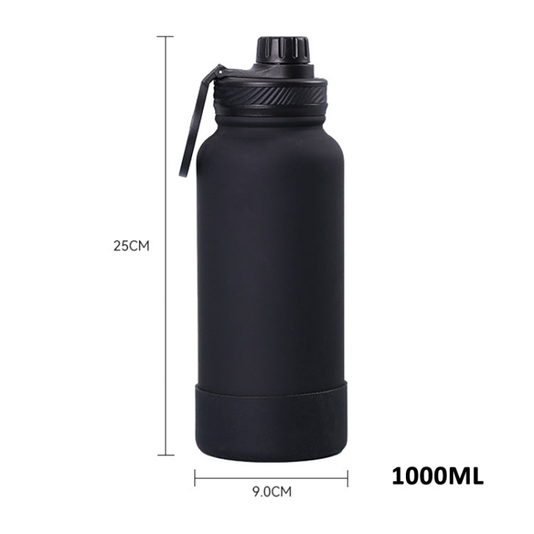 1000ml Sports Bottle With Phone Magnetic Holder Stainless Steel Thermos Cup-Reluova