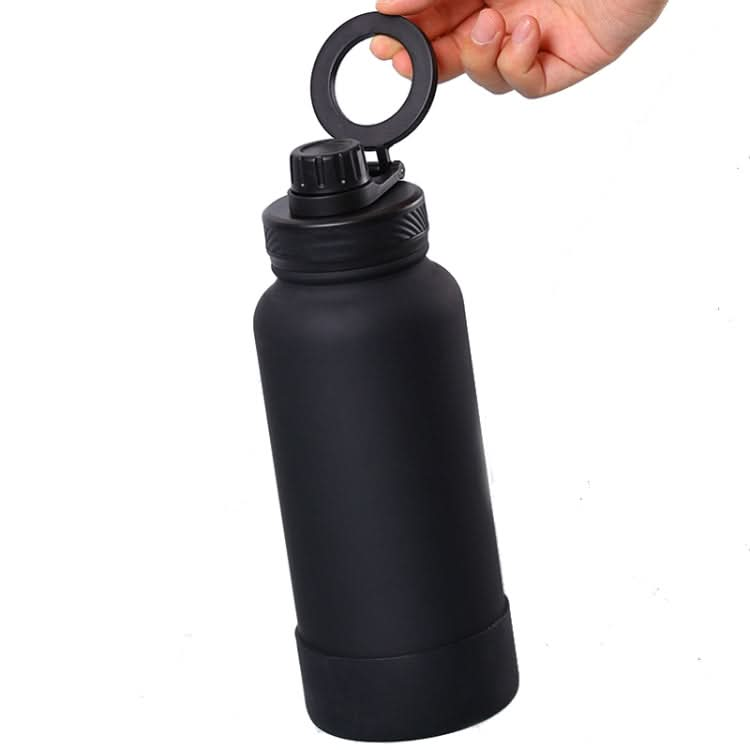 Sports Bottle With Phone Magnetic Holder Stainless Steel Thermos Cup Reluova