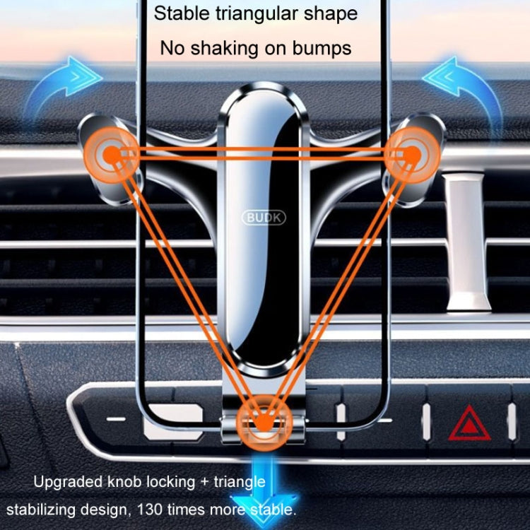 BUDK Triangle Gravity Sensor Car Phone Bracket Car Air Vent Navigation Holder ÎҵÄÉ̵ê