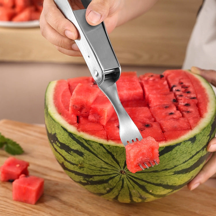 304 Stainless Steel Watermelon Cutter Household Fruit Divider, Style: Rotary Model-Reluova