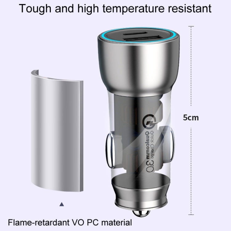 QIAKEY Vehicle Dual Port Fast Charging Charger One To Two Cigarette Lighter ÎҵÄÉ̵ê