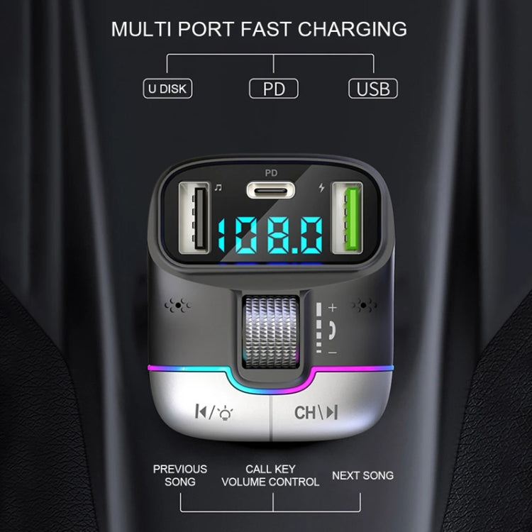 Car Bluetooth MP3 Player Fast Charging Charger