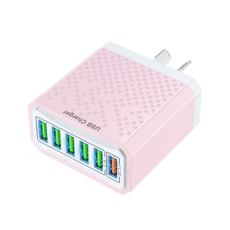 6-Ports Multifunctional Quick Charging USB Travel Charger Power Adapter