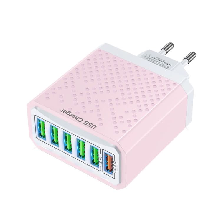 6-Ports Multifunctional Quick Charging USB Travel Charger Power Adapter