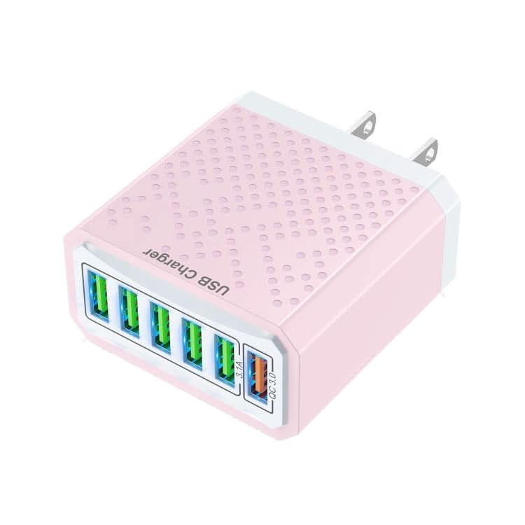 6-Ports Multifunctional Quick Charging USB Travel Charger Power Adapter