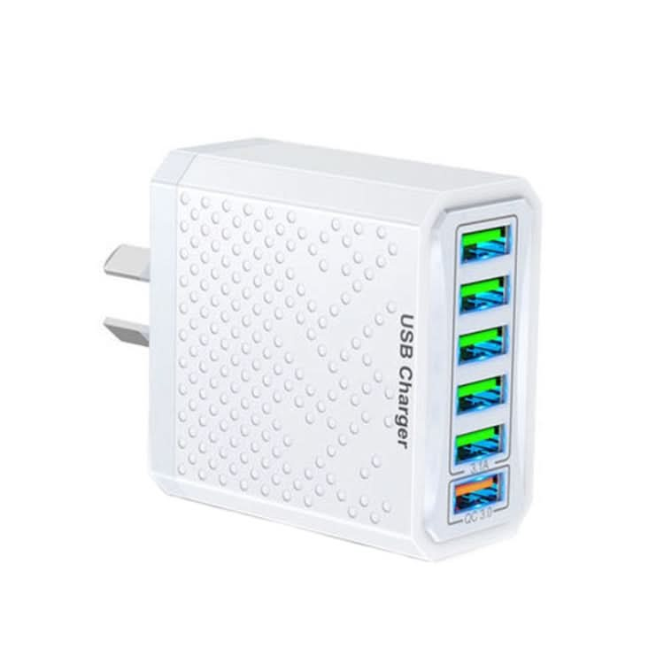 6-Ports Multifunctional Quick Charging USB Travel Charger Power Adapter