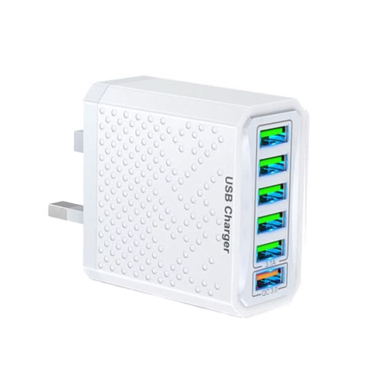 6-Ports Multifunctional Quick Charging USB Travel Charger Power Adapter