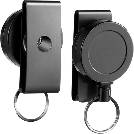 360 Degree Rotatable Heavy Duty Retractable Keychain with Belt Clip