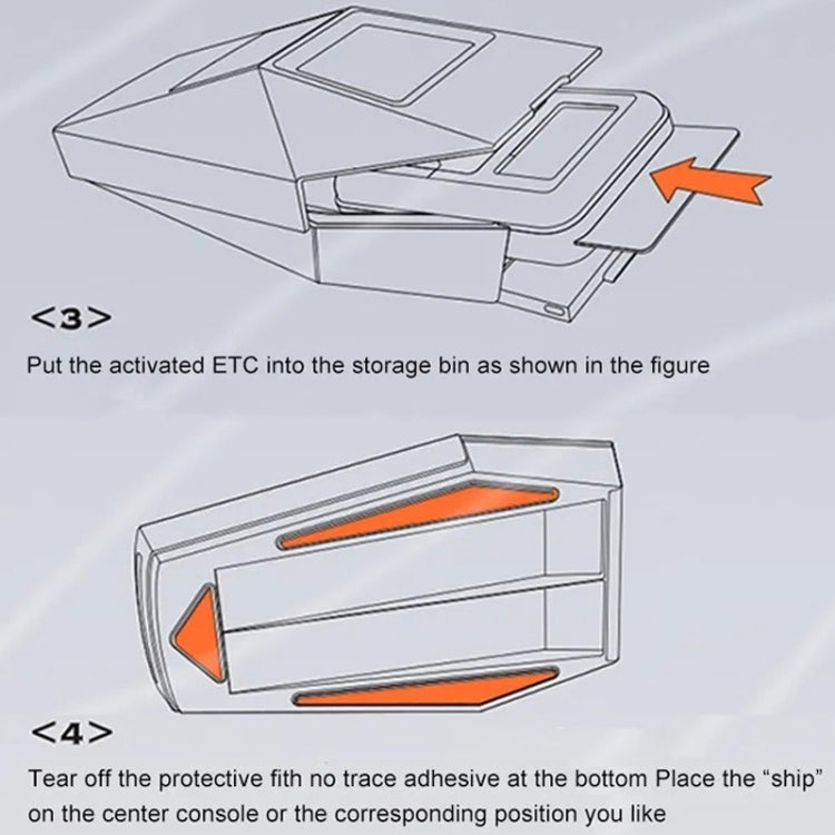 Car ETC Bracket Organizer Automotive Removable Center Console Ornament ÎҵÄÉ̵ê