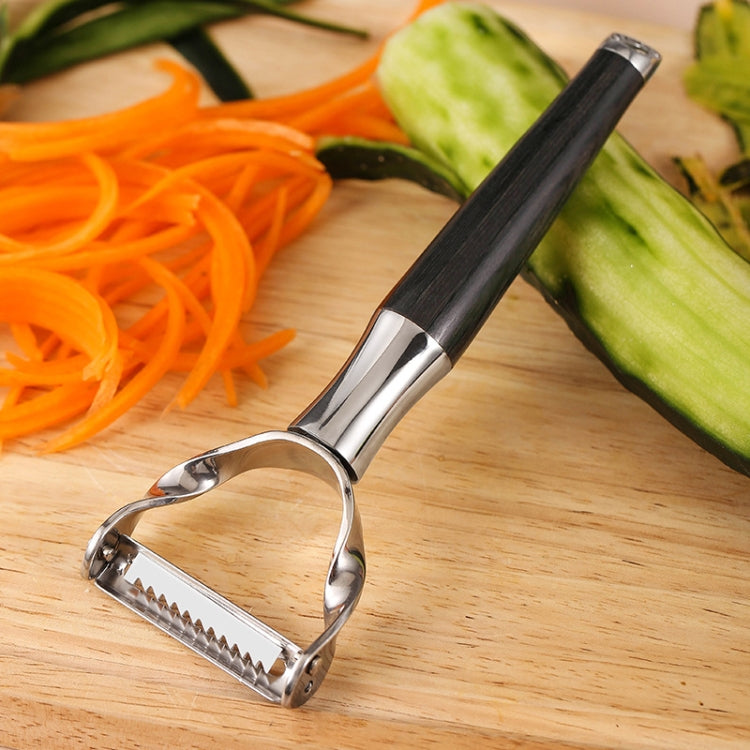 304 Stainless Steel Paring Knife Multifunctional Peeler Fruit and Vegetable Scraper(Shredding Serrated)-Reluova