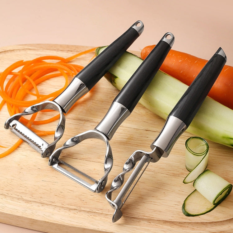 304 Stainless Steel Paring Knife Multifunctional Peeler Fruit and Vegetable Scraper(Peeling Flat)-Reluova