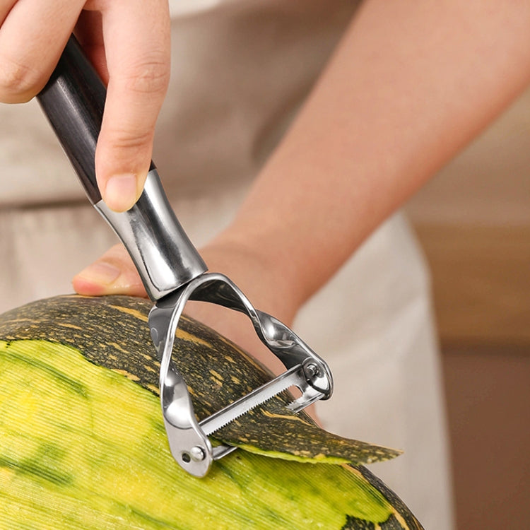 304 Stainless Steel Paring Knife Multifunctional Peeler Fruit and Vegetable Scraper(Peeling Flat)-Reluova