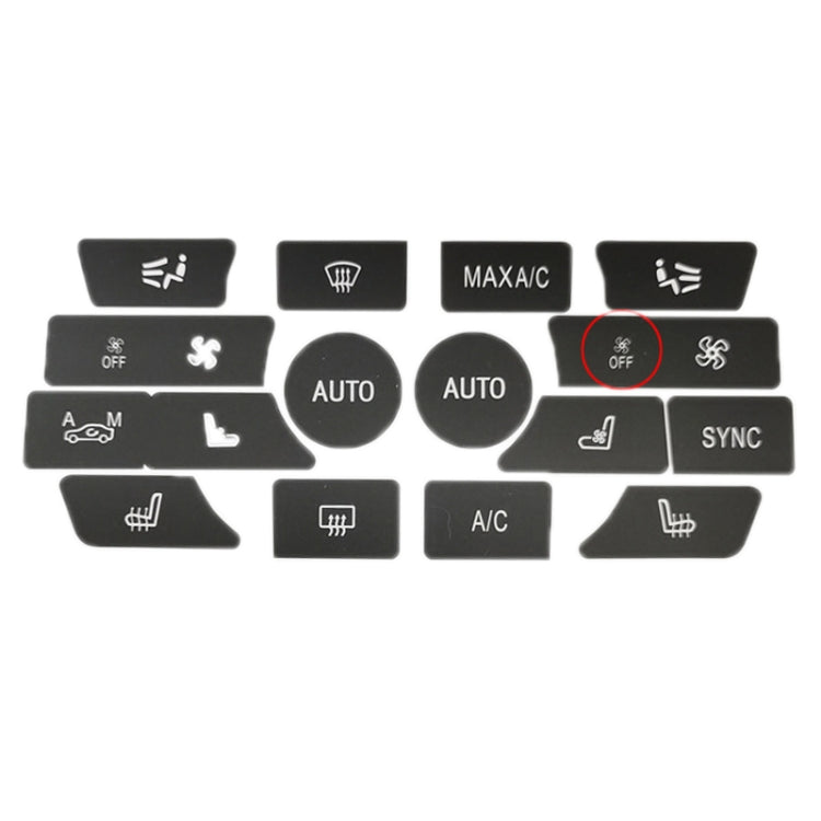 For BMW 5 Series/7 Series/X5/C6/F10/F01/F15 Air Conditioning Button Repair Sticker ÎҵÄÉ̵ê