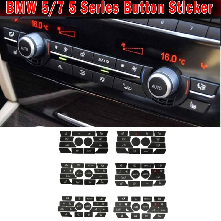 For BMW 5 Series/7 Series/X5/C6/F10/F01/F15 Air Conditioning Button Repair Sticker ÎҵÄÉ̵ê