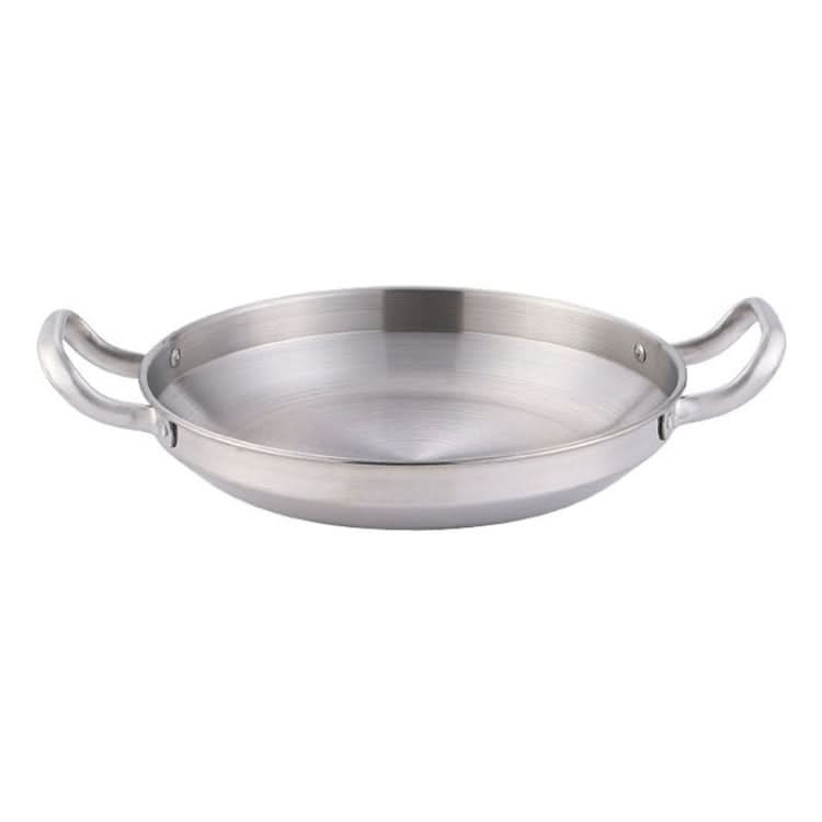 Thickened Stainless Steel Double Ears Pan Seafood Rice Pan Fried Chicken Tray Reluova