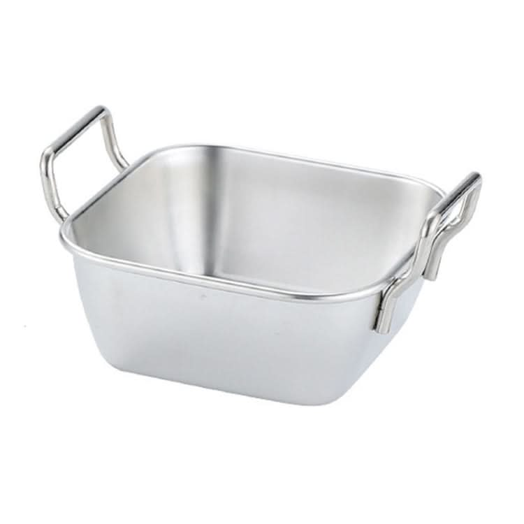 304 Stainless Steel With Double Ear Snack Tray Fried Chicken Chips Cold Dishes Candy Snacks Tray-Reluova