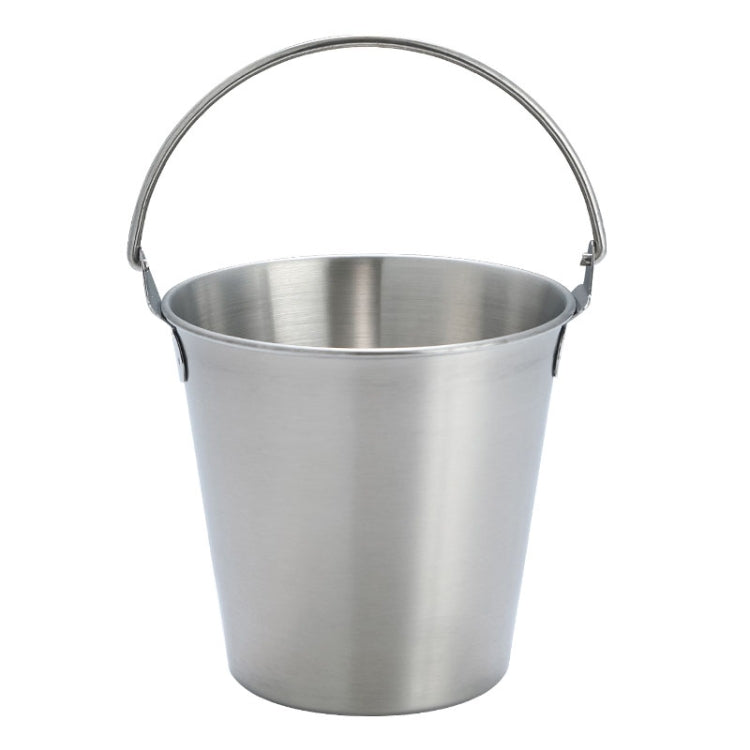 1000ml 304 Stainless Steel Handheld Ice Bucket Bar Beer Chill Bucket Chips Milk Tea Snacks Barrel(Silver)-Reluova