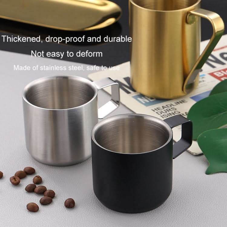 304 Stainless Steel Double Layer Insulated Mug Children Drop-proof Water Cup Coffee Mug-Reluova