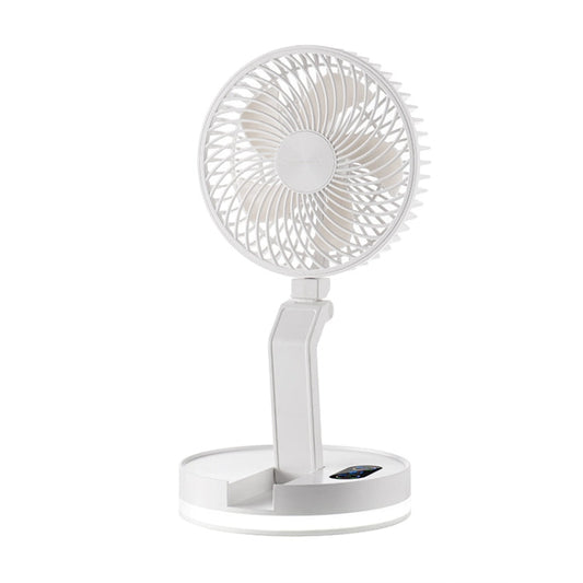 F200 Foldable Remote Control Wall-mounted Fan LED Light Desktop Rotating Fan Reluova