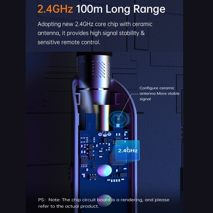 ASING A31 Multi-Functional Presentation Remote With Telescopic Teaching Rod Designed For Touch Screen