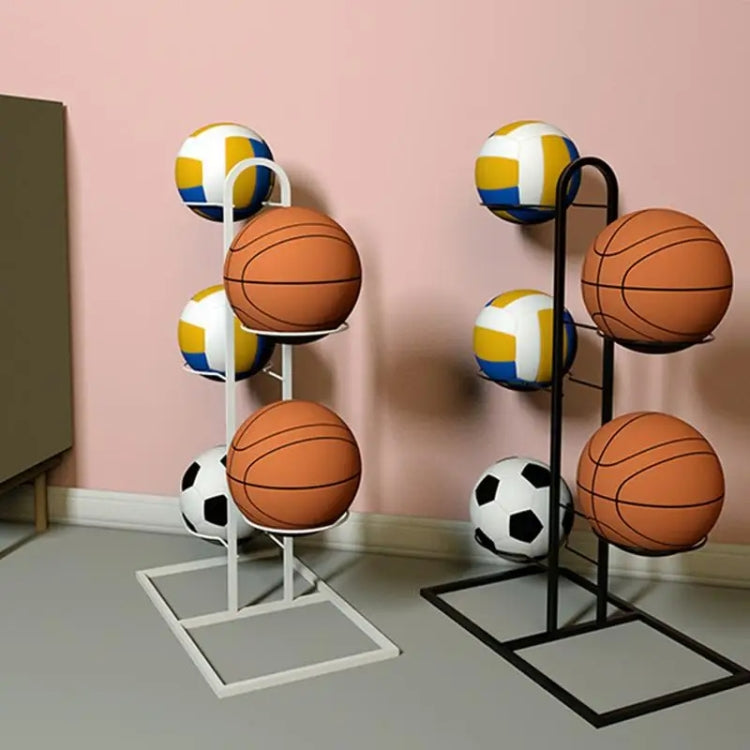 5 Layers Basketball Storage Rack Volleyball Stand Holder My Store