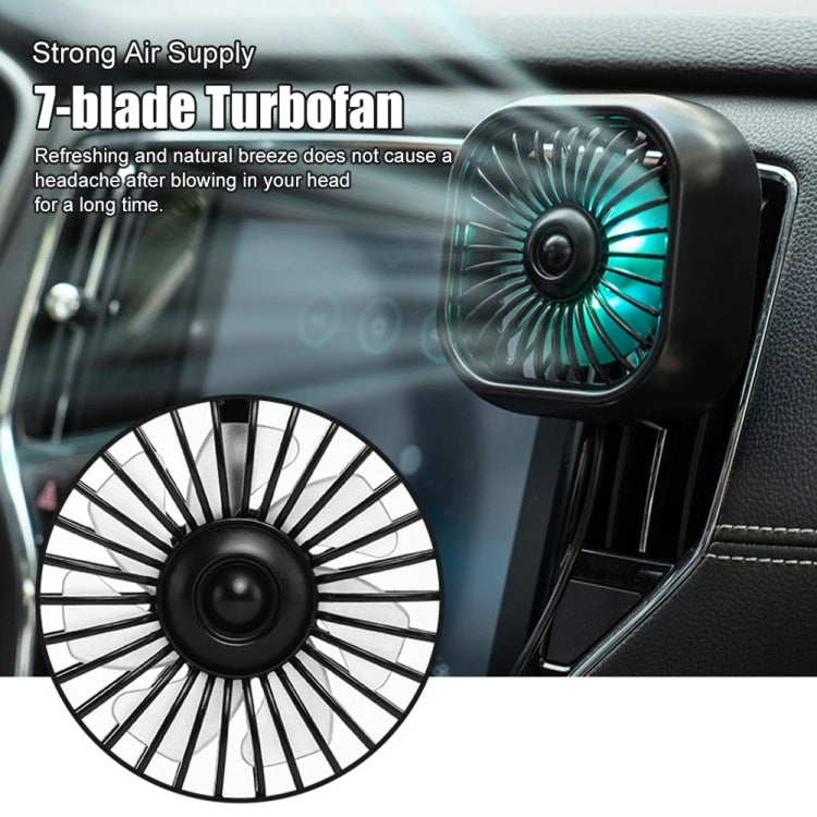 F11 Car USB Colorful Gradient Light Cooling Fan Automotive Interior ÎҵÄÉ̵ê