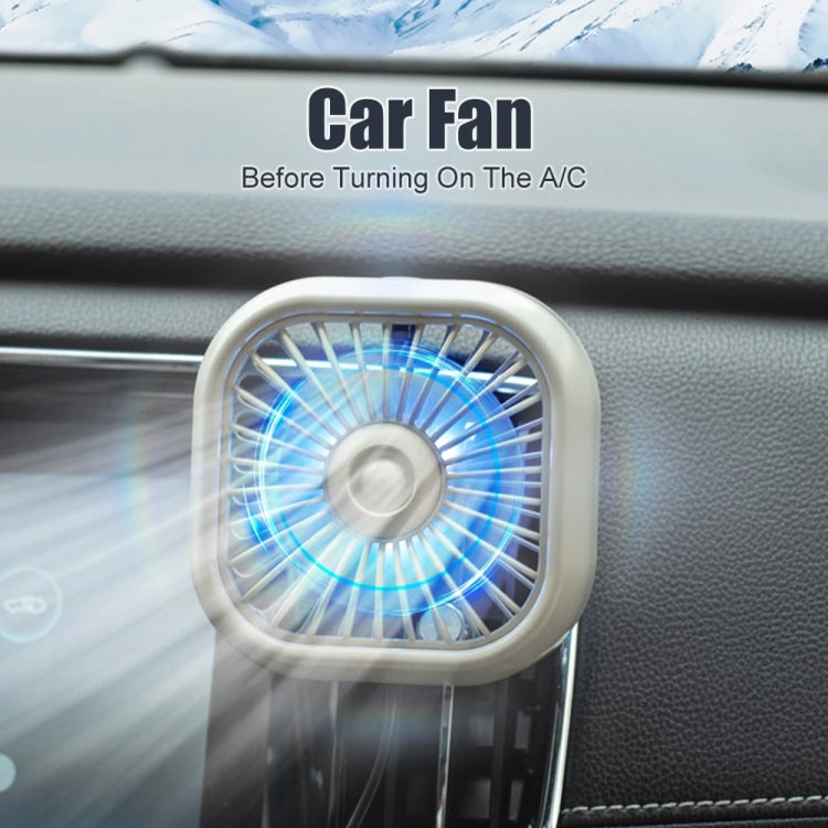 F11 Car USB Colorful Gradient Light Cooling Fan Automotive Interior ÎҵÄÉ̵ê