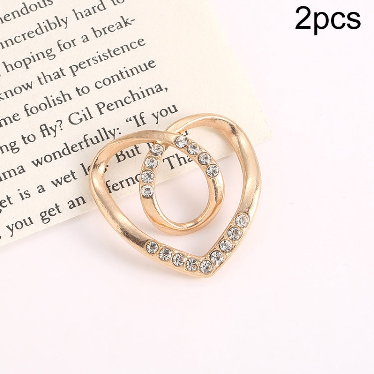 2pcs Silk Scarf Corner Clasp Ring Shirt Hem Cinching Fixed Clothing Accessories My Store