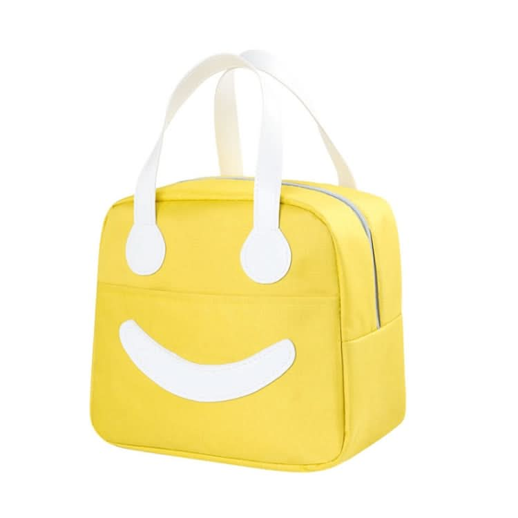 Smiley Face Lunch Box Bag Waterproof Insulated  Portable Bento Packet Reluova