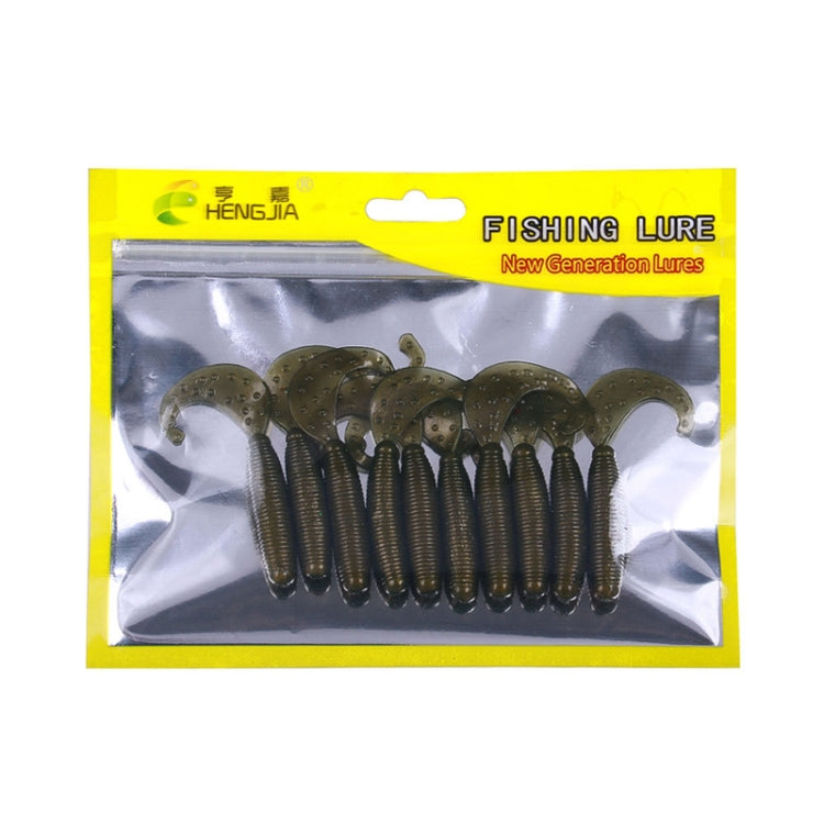 HENGJIA Curved-Tail Soft Dummy Bait Freshwater Fishing Lures Reluova