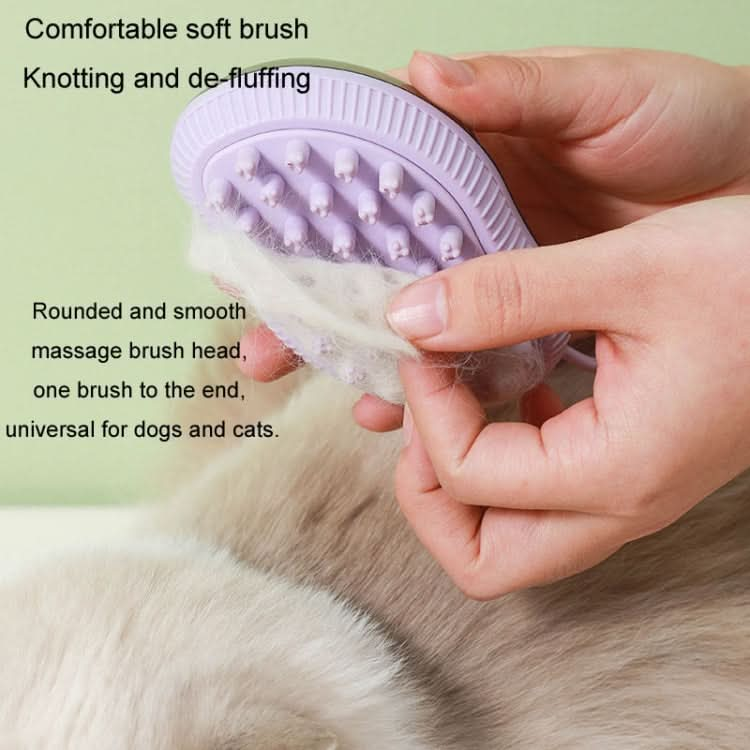 Dog Cleaning Supply Fillable Shower Gel Type Cats Dog Massage Bathing Brush - Reluova