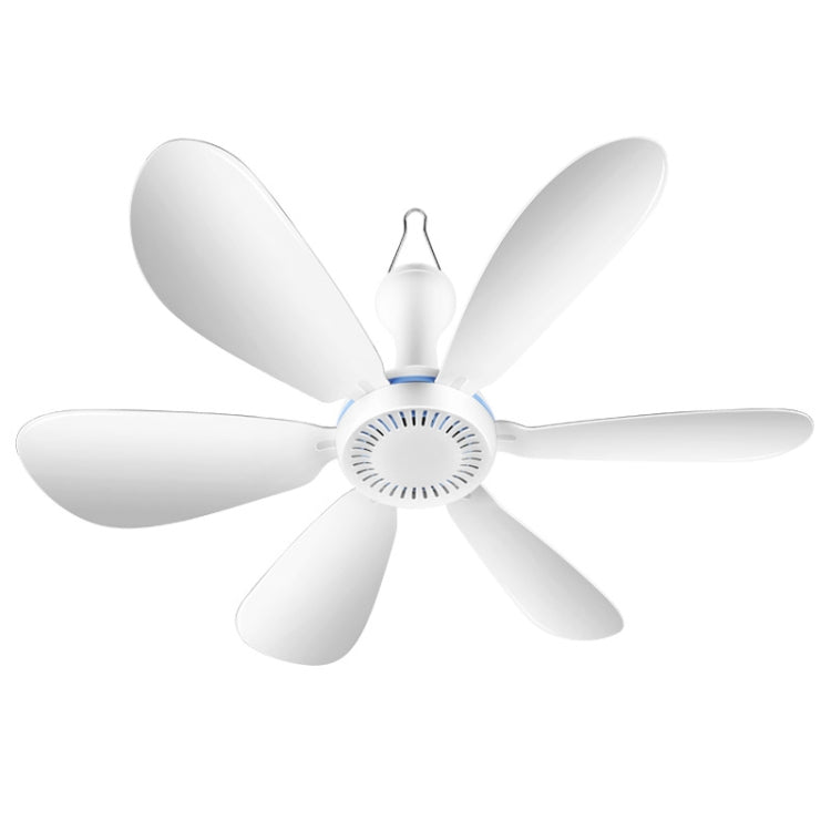 USB Home Dormitory Mute High Wind Power Mini Fan Six Blade Small Ceiling Fan Reluova