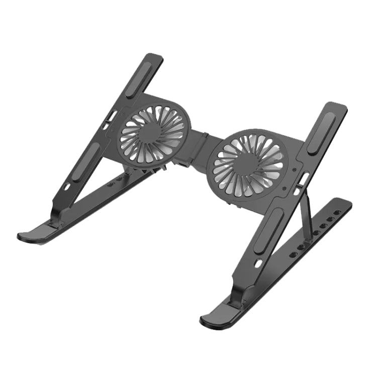 C9 Pro RGB Ambient Light Foldable Fan Cooling Laptop Aluminum Alloy Heightening Stand My Store