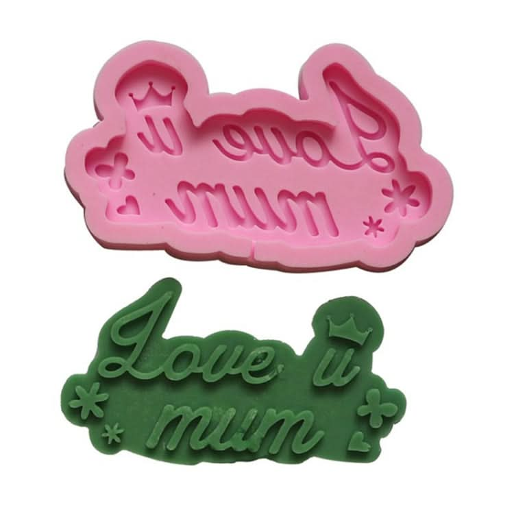 Mother Day Fondant Chocolate Silicone Mold Cake Decoration Baking Love Mother Word Mold Reluova