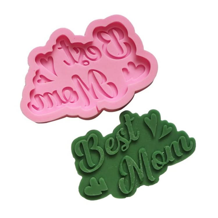 Mother Day Fondant Chocolate Silicone Mold Cake Decoration Baking Love Mother Word Mold Reluova