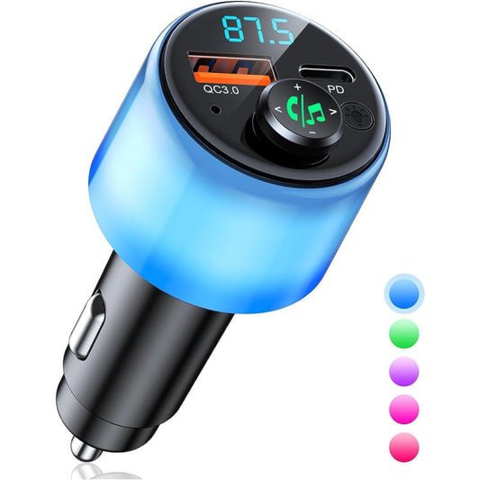 48W PD Fast Charging Car Bluetooth MP3 Player Ambient Light ÎҵÄÉ̵ê