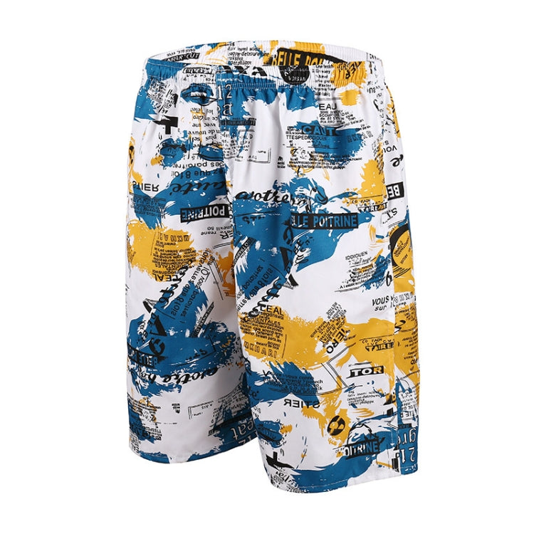 Beach Trunks Casual Mens Swim Quick Dry Printed Beach Shorts