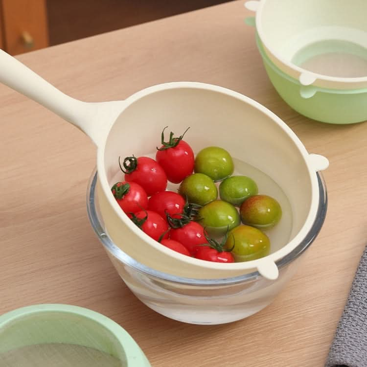 Multi-functional Noodle Spoon Food Grade Plastic Rice Scoop Fruit and Vegetable Washing Basin Reluova