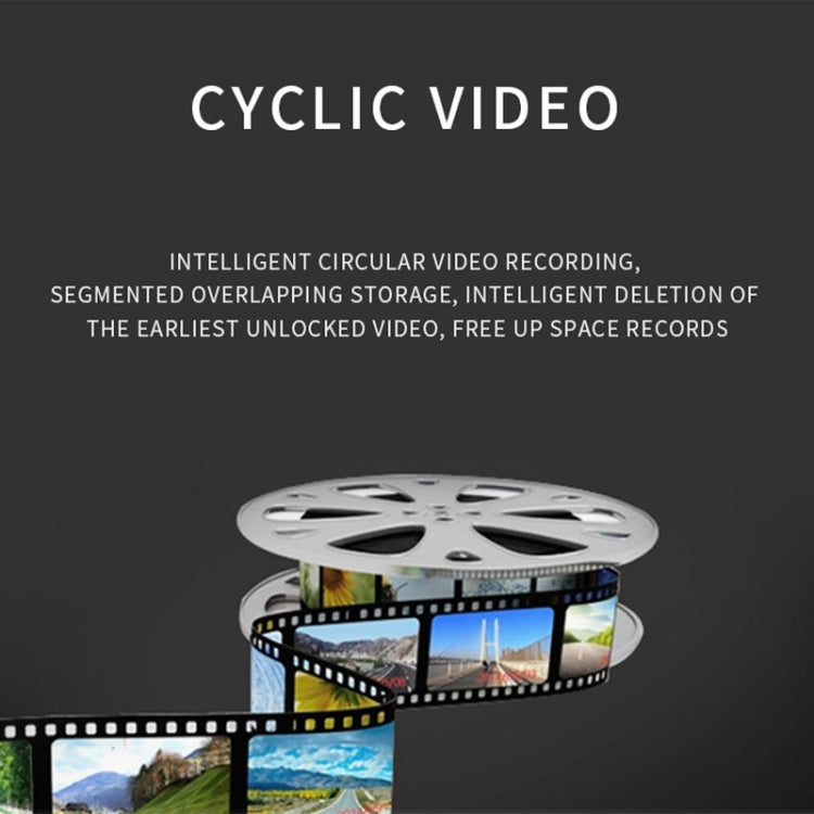 3 inch Motorcycle High-definition Dual-lens Driving Recorder