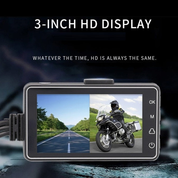 3 inch Motorcycle High-definition Dual-lens Driving Recorder ÎҵÄÉ̵ê