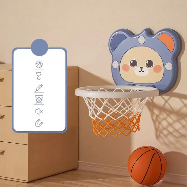 Children Basketball Frame Ball Toy Indoor Wall Mounted Hole-Free Shooting Boys Toy Reluova