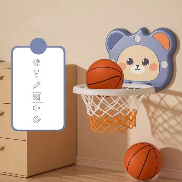 Children Basketball Frame Ball Toy Indoor Wall Mounted Hole-Free Shooting Boys Toy Reluova