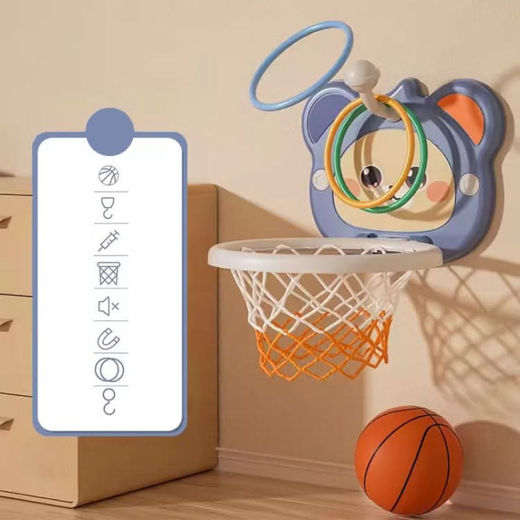 Children Basketball Frame Ball Toy Indoor Wall Mounted Hole-Free Shooting Boys Toy Reluova