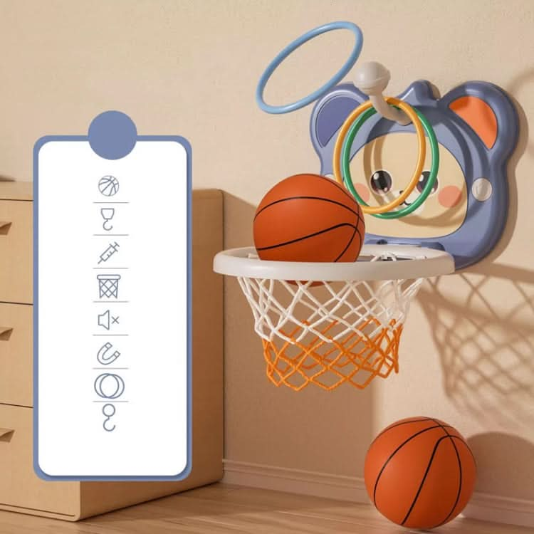 Children Basketball Frame Ball Toy Indoor Wall Mounted Hole-Free Shooting Boys Toy Reluova