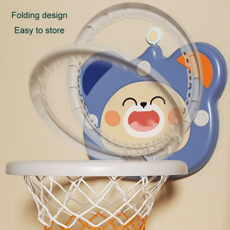 Children Basketball Frame Ball Toy Indoor Wall Mounted Hole-Free Shooting Boys Toy Reluova