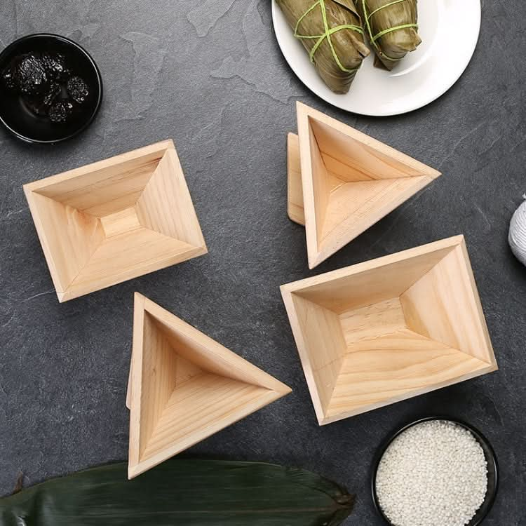 Pack Rice Dumpling Mould Household Handmade Rice Dumpling Tool Wooden Rice Dumpling Model Reluova