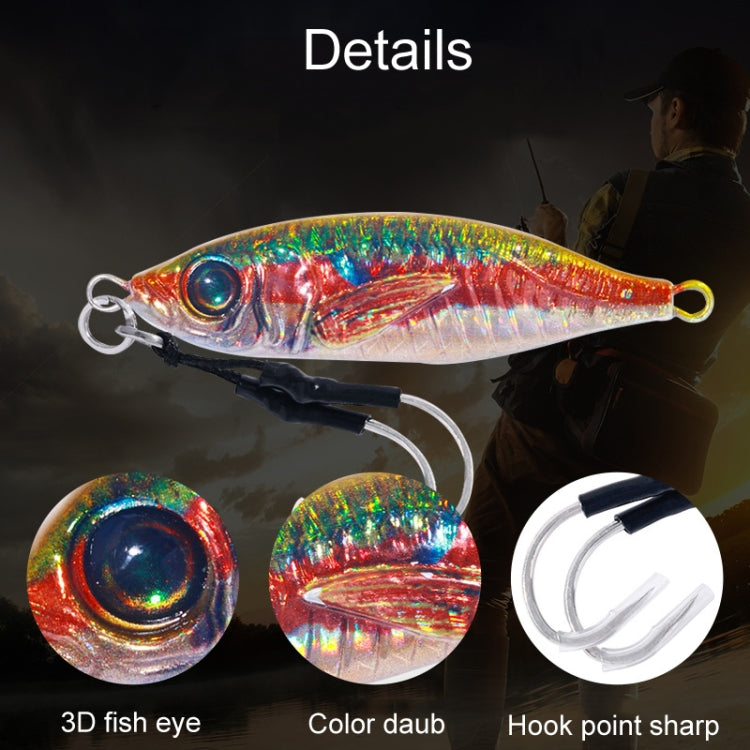 10colors /Set HENGJIA Iron Plate Lead Fish Dummy Bait Slow Cranking Sea Fishing Lures