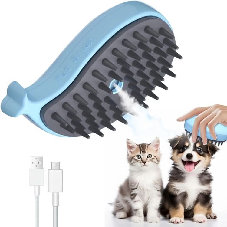 Pet Spray Steamy Brush Cat Dog Grooming Massage Comb - Reluova