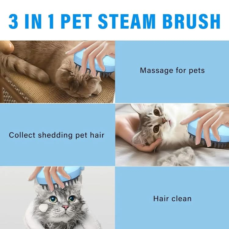 Pet Spray Steamy Brush Cat Dog Grooming Massage Comb - Reluova